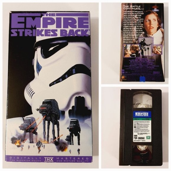 VINTAGE Original Star Wars VHS Trilogy 1995 LucasFilms Empire Jedi EUC NOS - Picture 3 of 12